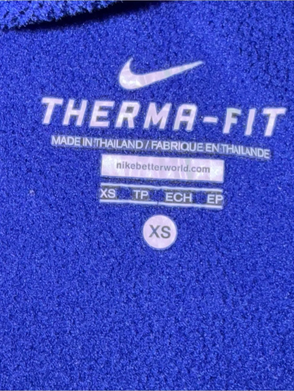 Nike Royal Blue & black pullover hoodie. XS gorpcore, athleisure